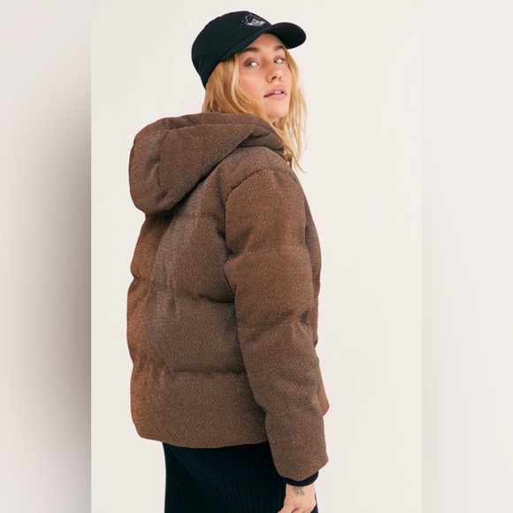 Scotch & soda lurex stargazer sparkle hooded puffer jacket fully lined size XS - Picture 3 of 9